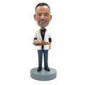 Stock Body New Arrivals Bagel Baker Male Bobblehead